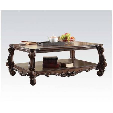 Versailles Traditional Cherry Oak Wood Coffee Table